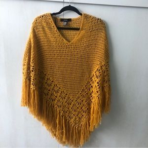 Mustard poncho